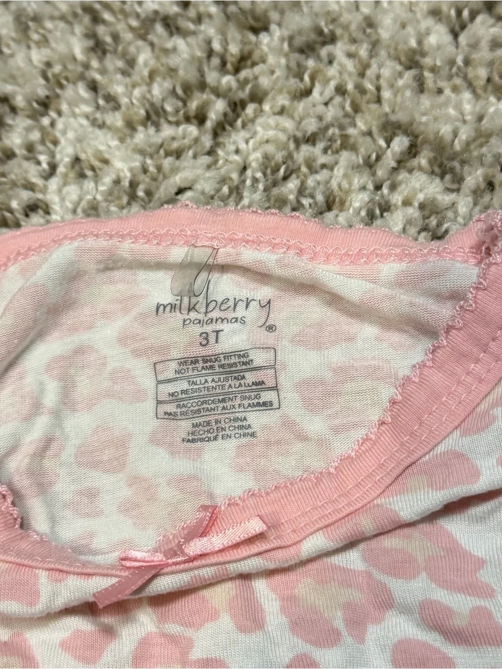 Milkberry Animal Print Bamboo Pajama Set